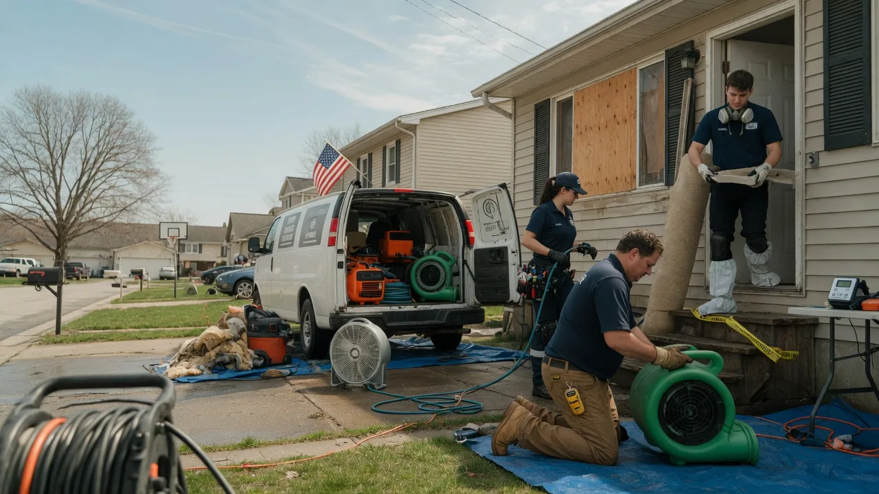 Water Damage Restoration in Goldsmith, IN near me